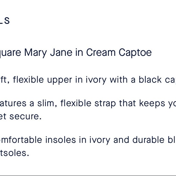 Rothy's NEW Cream and Black “The Square Mary Jane” Flats Size 9 - Picture 12 of 14